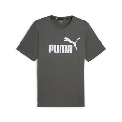 Essentials herenshirt met logo PUMA Mineral Gray
