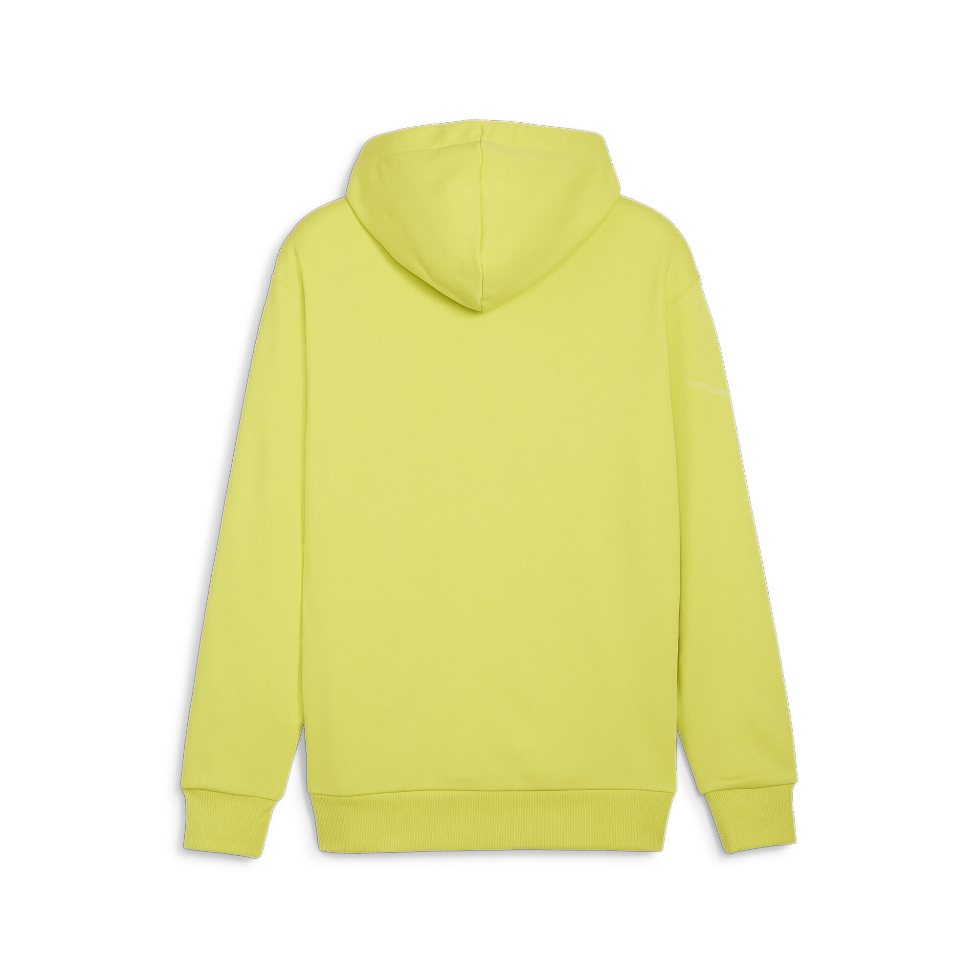 Felpa con cappuccio grafica PUMA POWER da uomo PUMA Lime Sheen Green 6/6