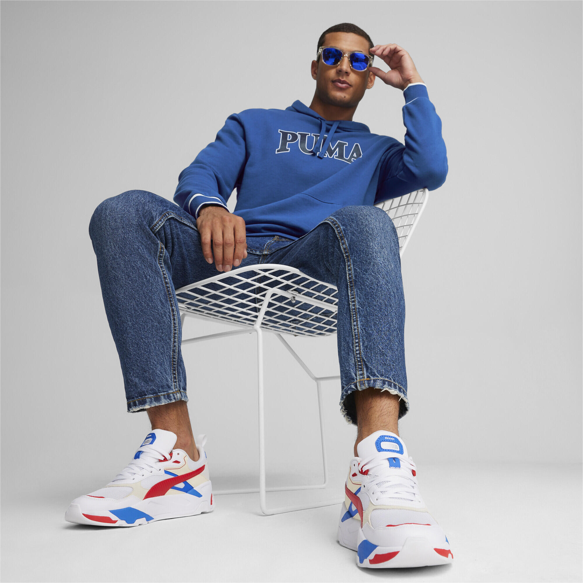 PUMA SQUAD Hoodie Herren PUMA Cobalt Glaze Blue 5/6