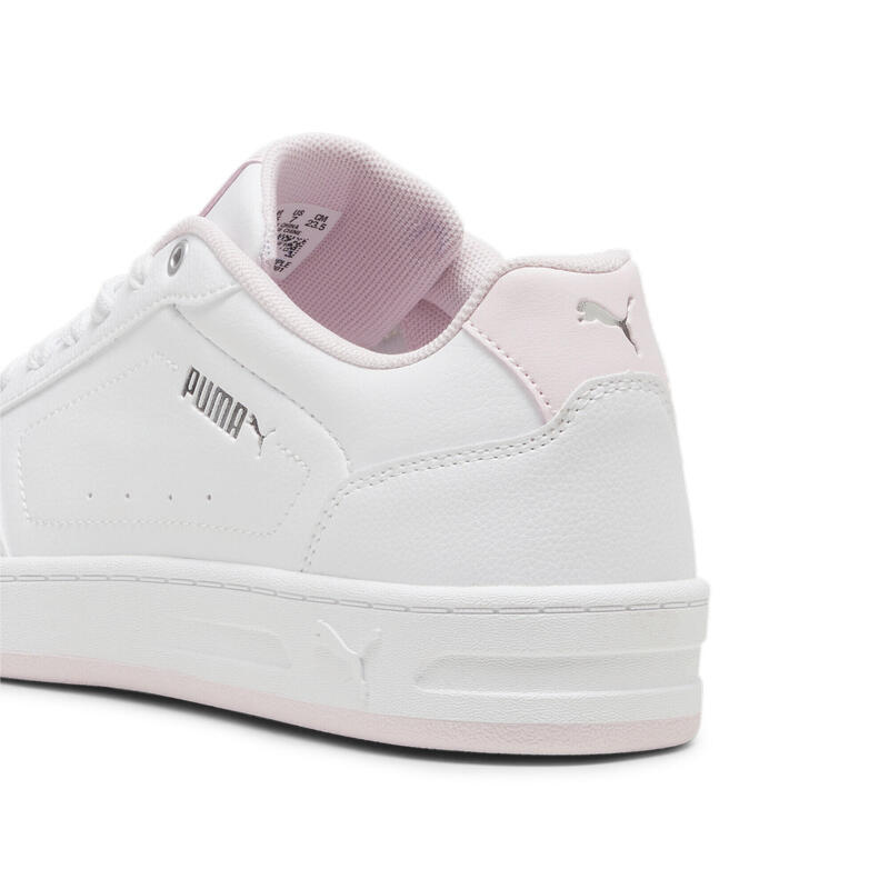 Tenis Mujer Court Classy PUMA White Whisp Of Pink Silver Gray