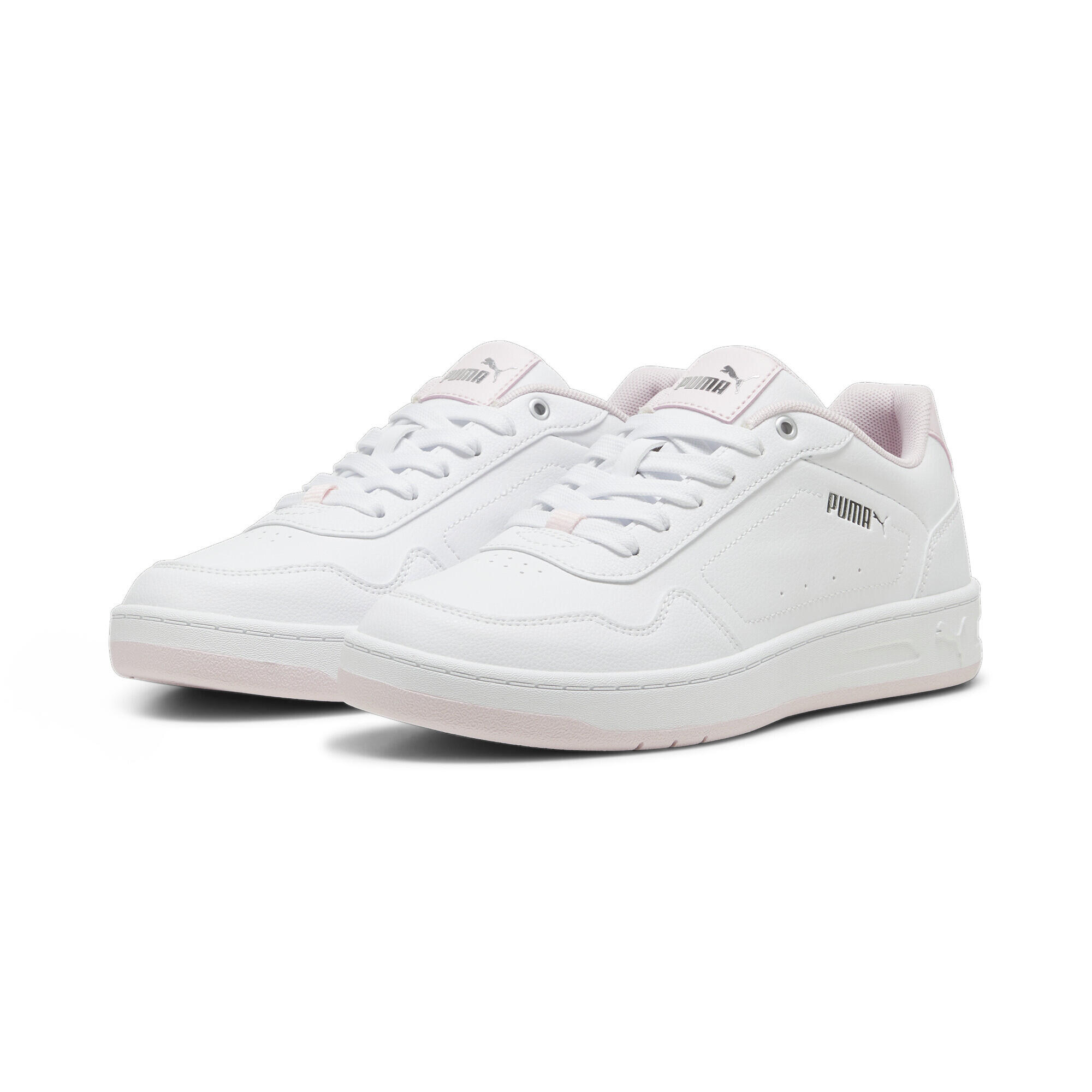 Sneakers Court Classy PUMA White Whisp Of Pink Silver Gray |  Puma