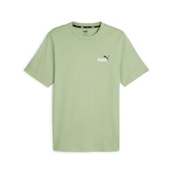 Essentials+ T-shirt met klein, tweekleurig logo voor heren PUMA Pure Green