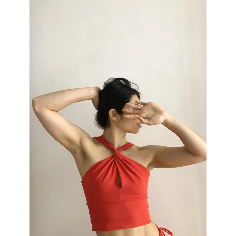 Top Twisté de Yoga pour Femme