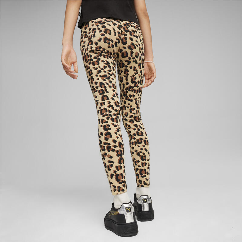 ESS+ ANIMAL legging voor meisjes PUMA Prairie Tan Beige