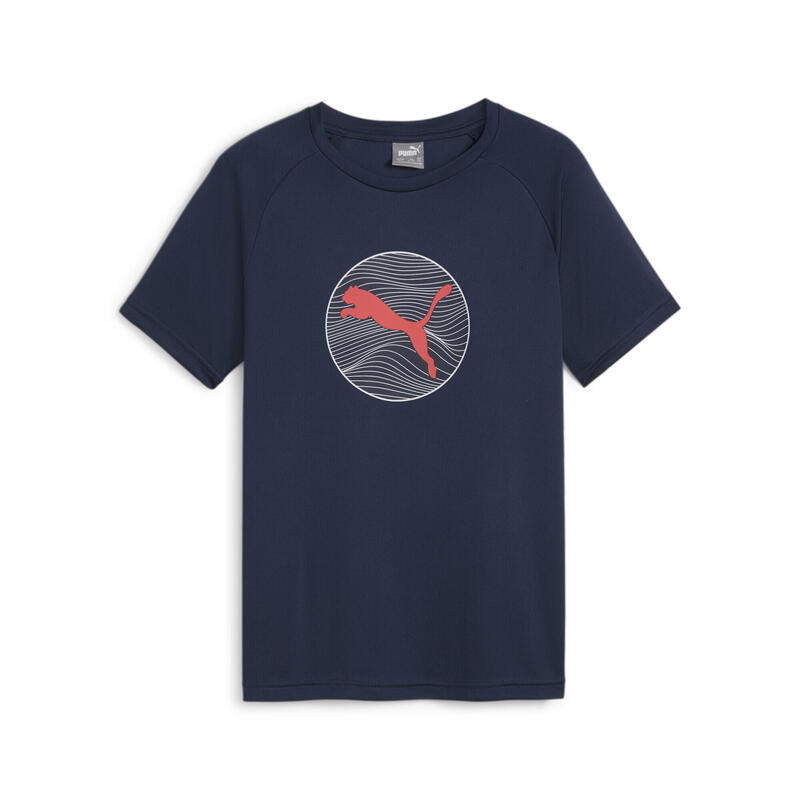 ACTIVE SPORTS Graphic T-Shirt Jungen PUMA Club Navy Blue