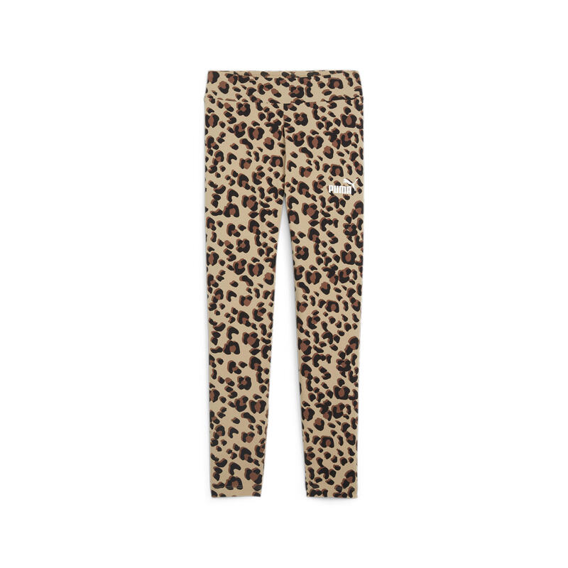 Leggings ESS+ ANIMAL da bambina PUMA Prairie Tan Beige