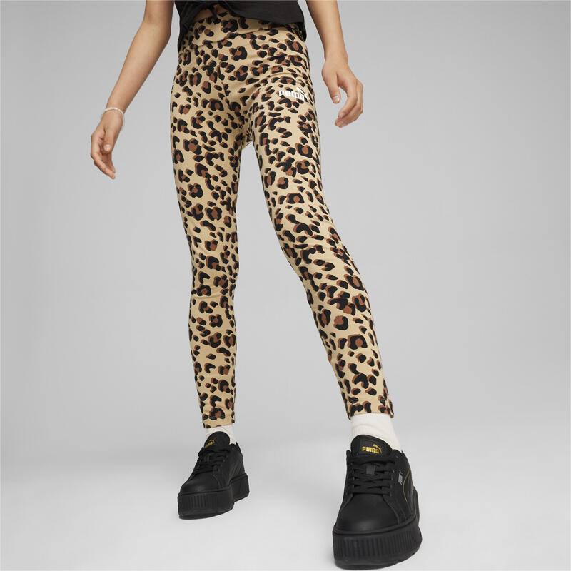 ESS+ ANIMAL Leggings Mädchen Mädchen PUMA Prairie Tan Beige