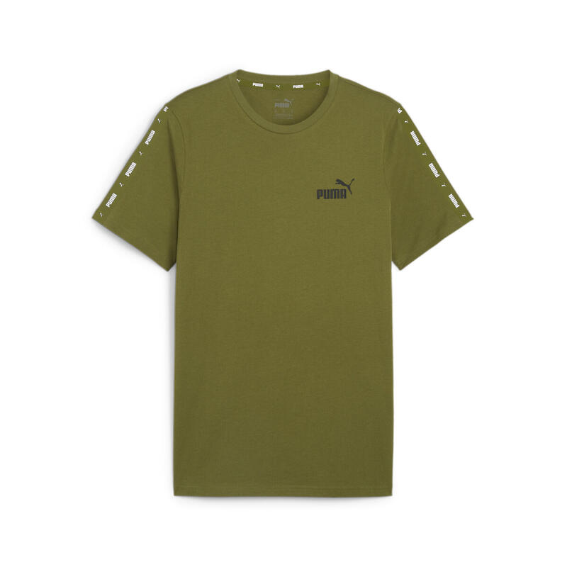 Essentials+ T-shirt met band voor heren PUMA Olive Green