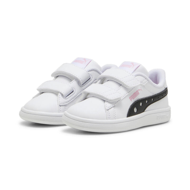 Chaussures à scratch PUMA Smash 3.0 Dance Party Bébé PUMA White Black Pink Lilac