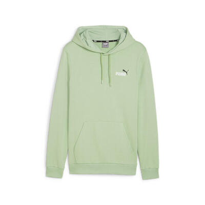 Ess+ hoodie met klein logo voor heren puma pure green