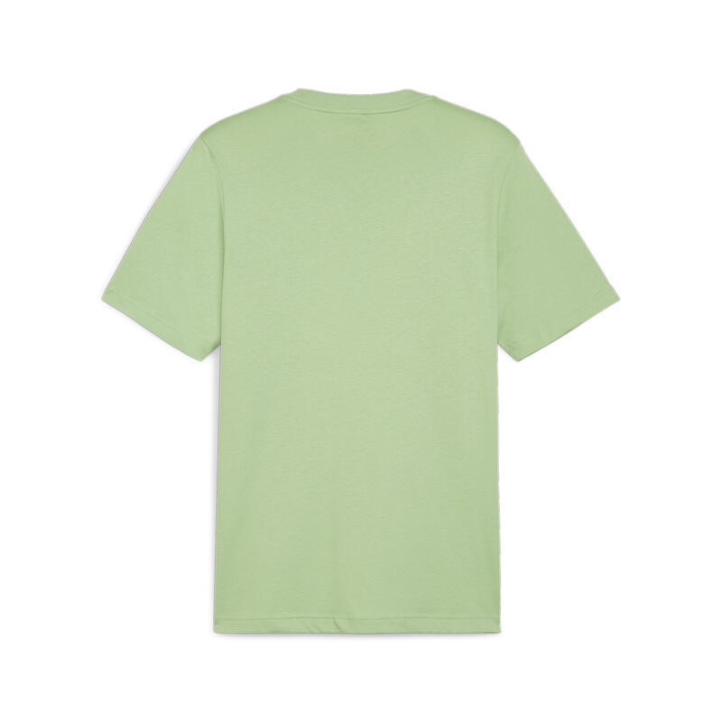 Essentials+ T-shirt met klein, tweekleurig logo voor heren PUMA Pure Green