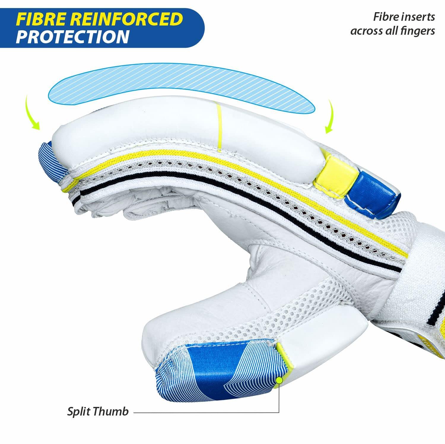 DSC Condor Motion Leather Cricket Batting Gloves 3/5