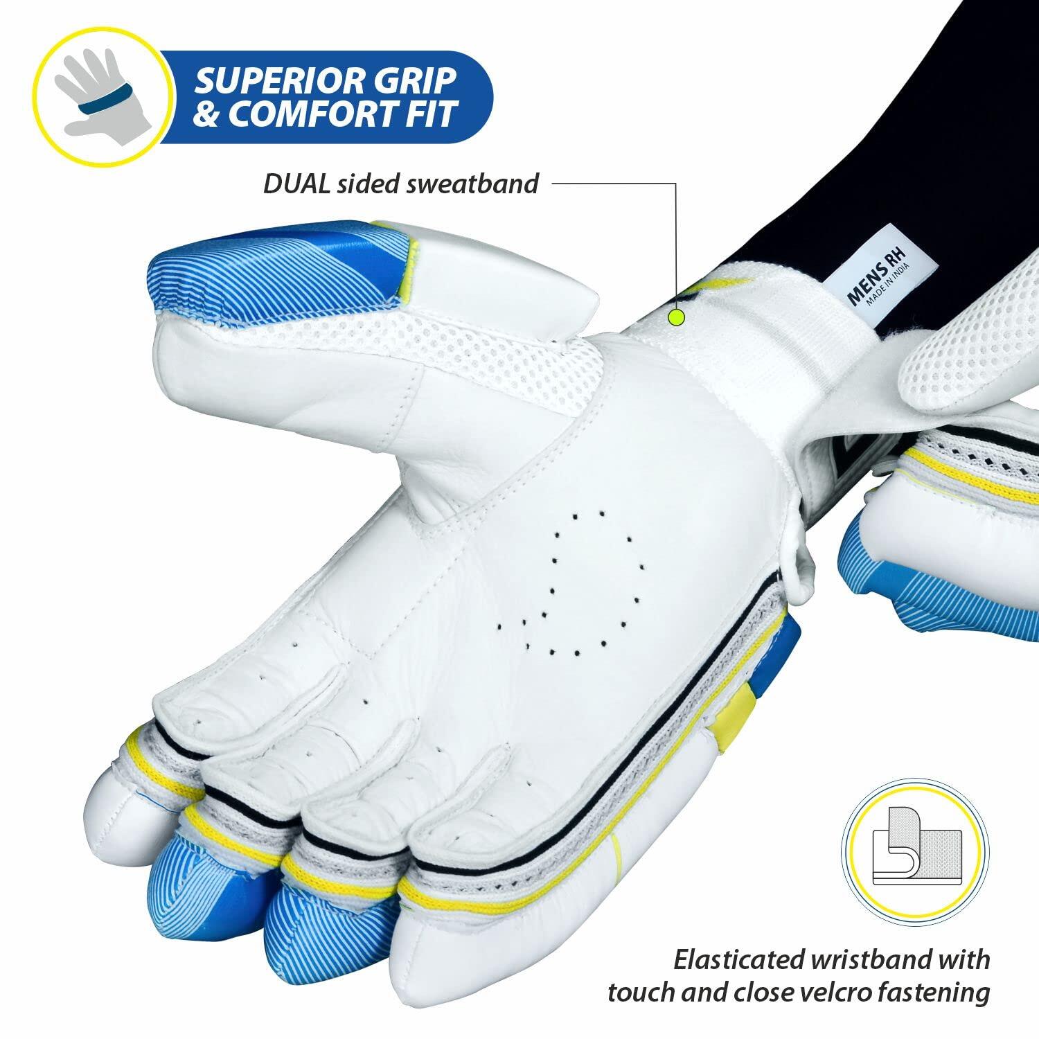 DSC Condor Motion Leather Cricket Batting Gloves 4/5