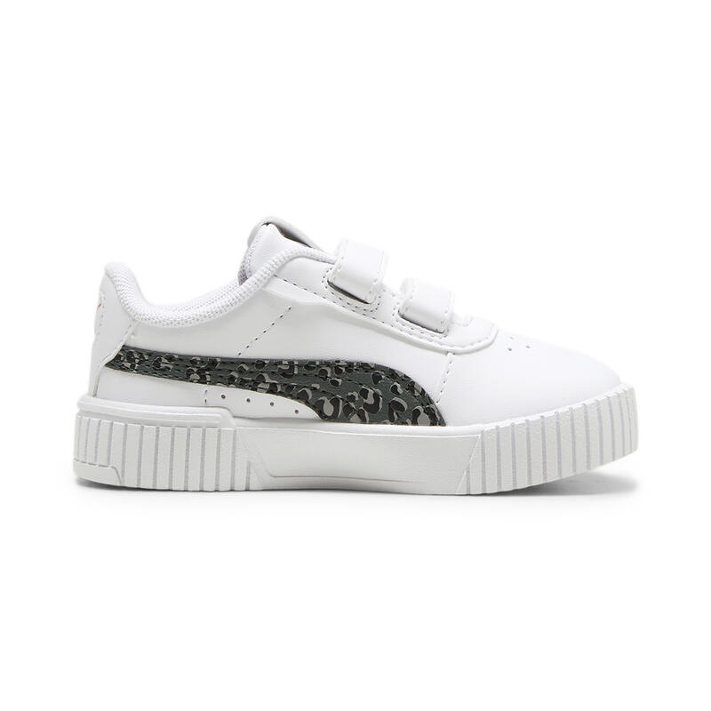 Carina 2.0 Animal Update Sneakers Mädchen PUMA White Mineral Gray Gold