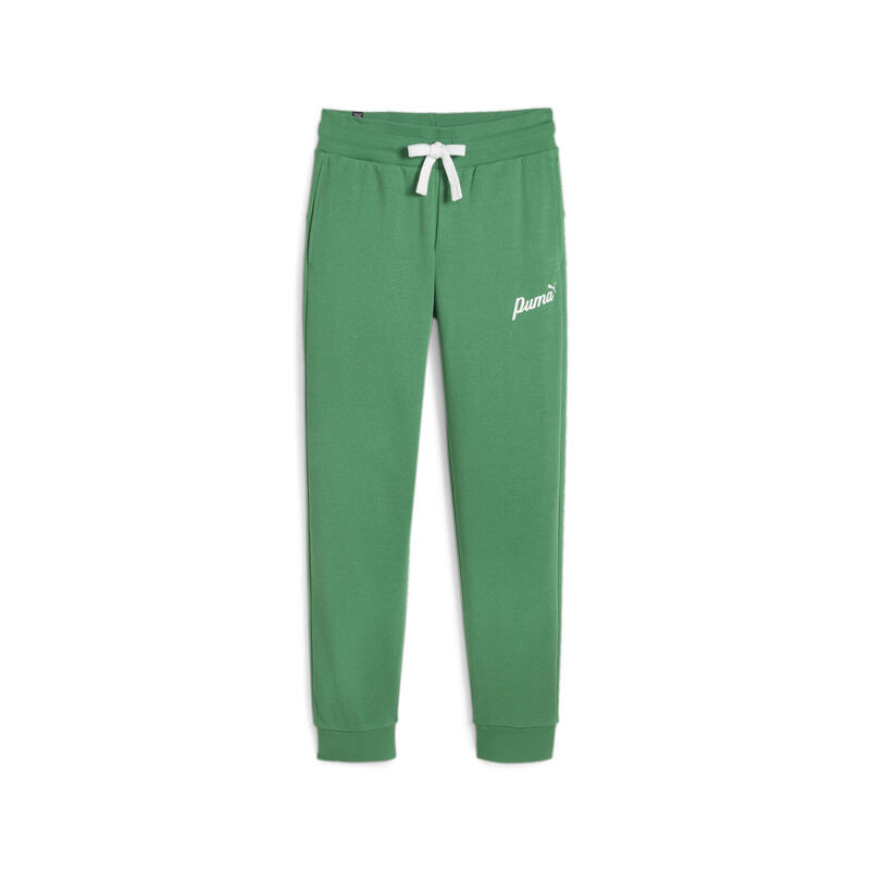 ESS+ Script sweatpants voor dames PUMA Archive Green