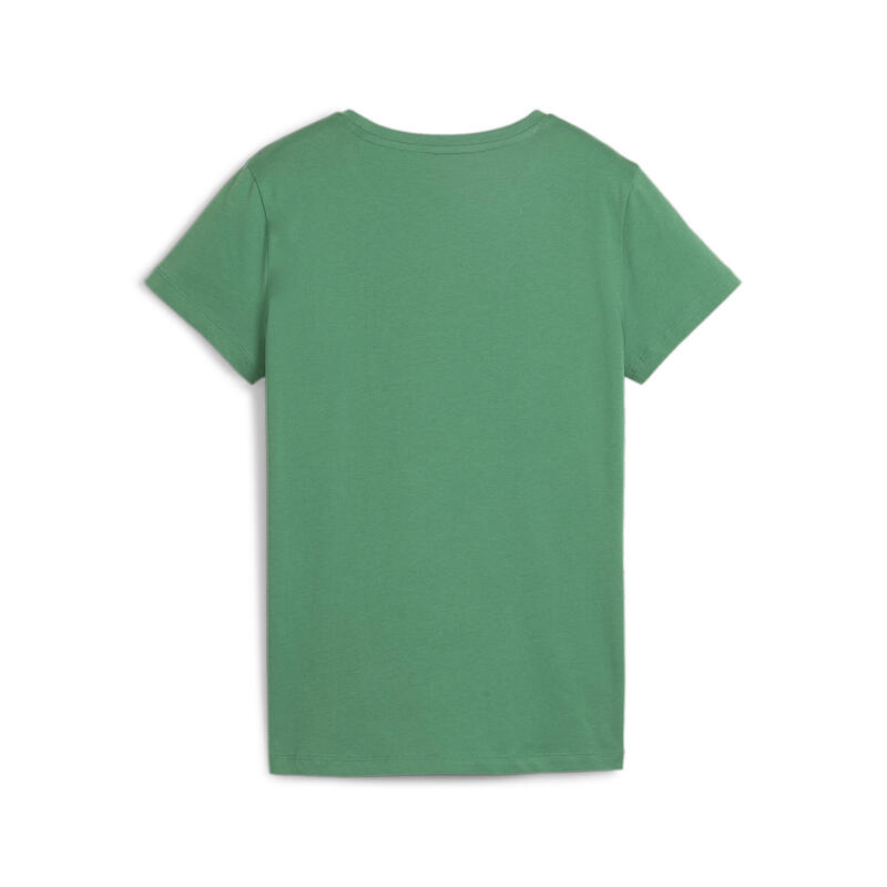 T-shirt ESS+ Script da donna PUMA Archive Green