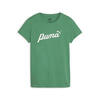 Camiseta ESS+ Script Mujer PUMA Archive Green