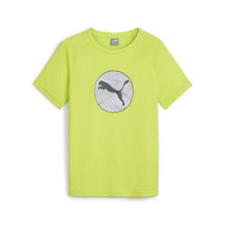 ACTIVE SPORTS T-shirt met print voor jongeren PUMA Lime Pow Green