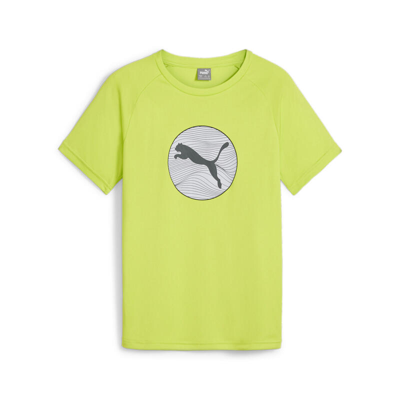 ACTIVE SPORTS T-shirt met print voor jongeren PUMA Lime Pow Green