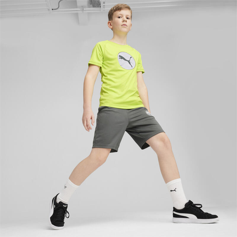 ACTIVE SPORTS T-shirt met print voor jongeren PUMA Lime Pow Green