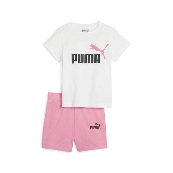 Ensemble t-shirt et short Minicats bébé PUMA Fast Pink
