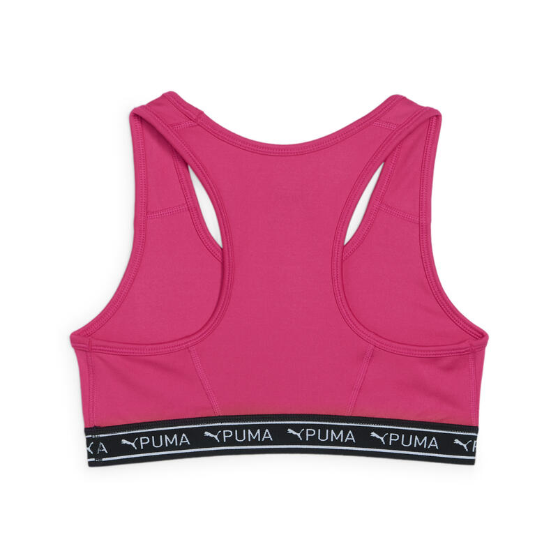 Reggiseno PUMA STRONG per ragazze PUMA Garnet Rose Pink