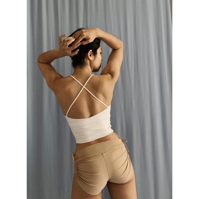 Short de Yoga Femme avec Straps