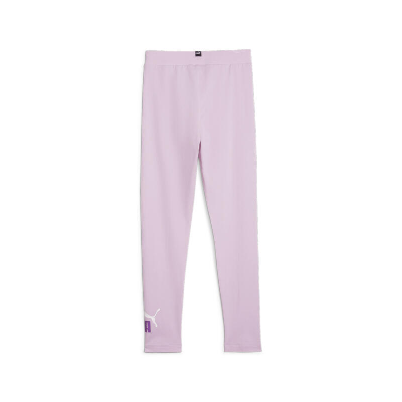 Leggings Essentials con logo da ragazzi PUMA Grape Mist Purple