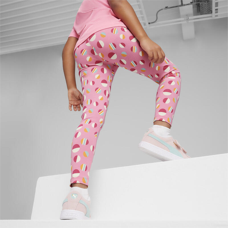 Leggings ESS+ SUMMER CAMP per bambini PUMA Fast Pink