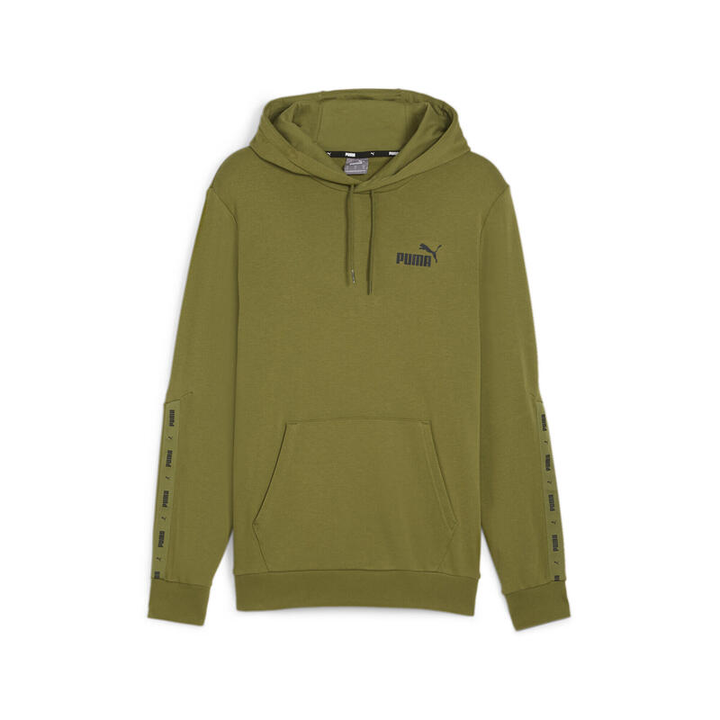 Sweat à capuche Essentials+ Tape Homme PUMA Olive Green