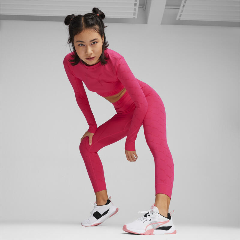 Leggings 7/8 EVOKNIT da donna PUMA Garnet Rose Pink