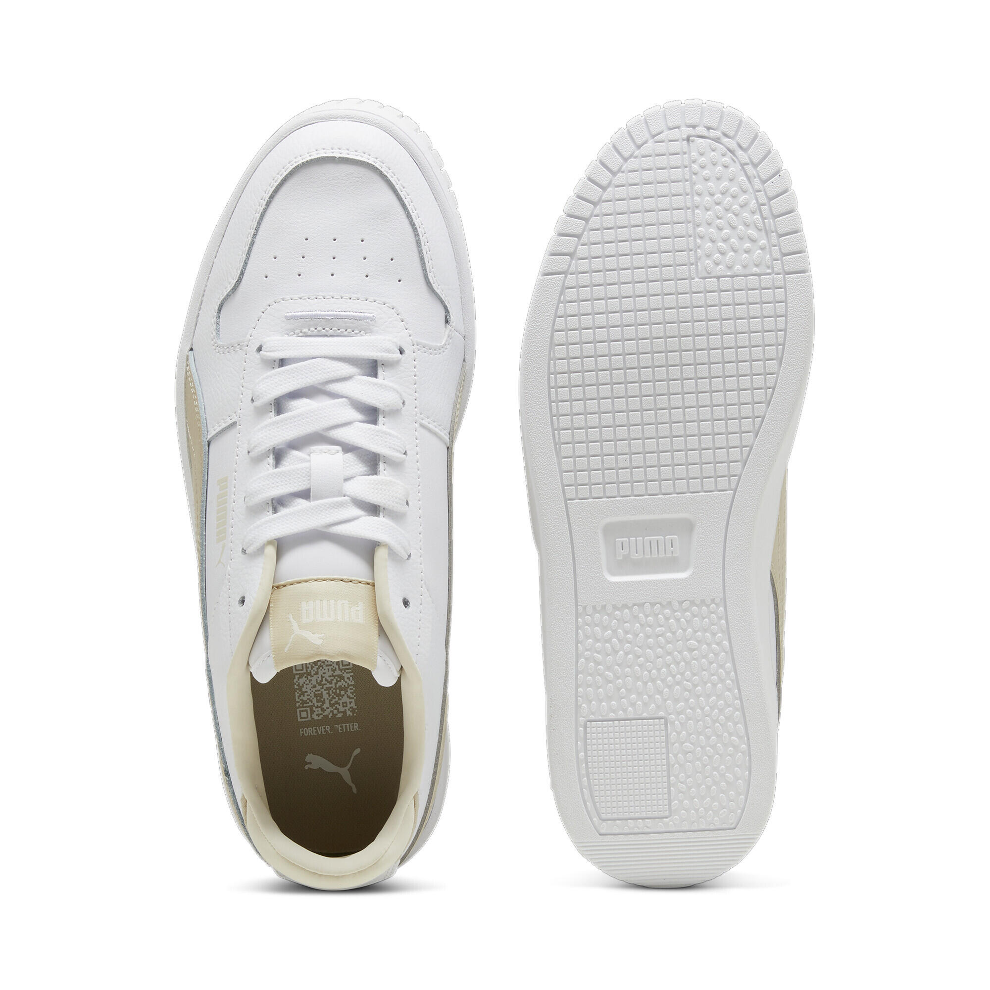 Sneakers Carina Street Femme PUMA White Putty Beige 6/7