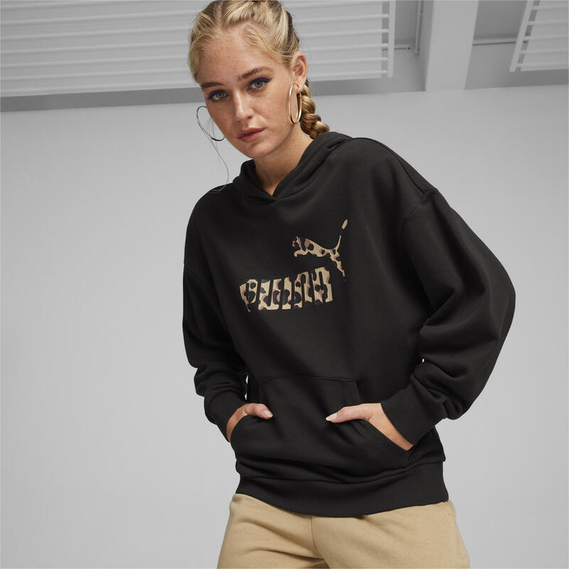 Sudadera ESS+ ANIMAL Mujer PUMA Black