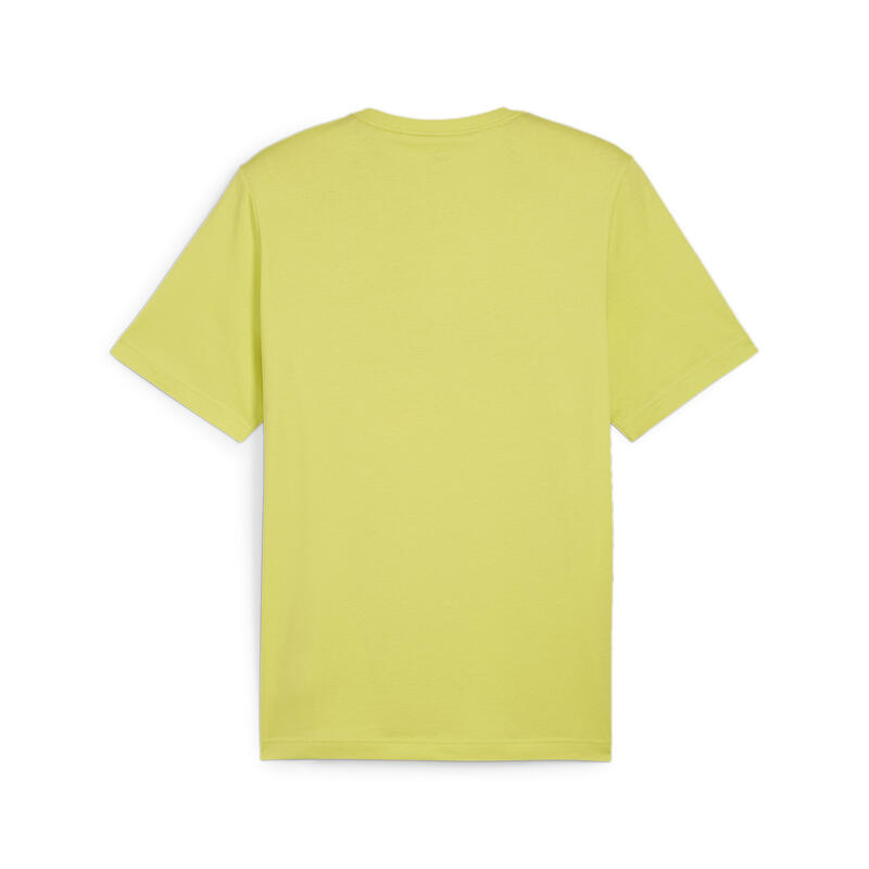 T-shirt con logo Essentials uomo PUMA Lime Sheen Green