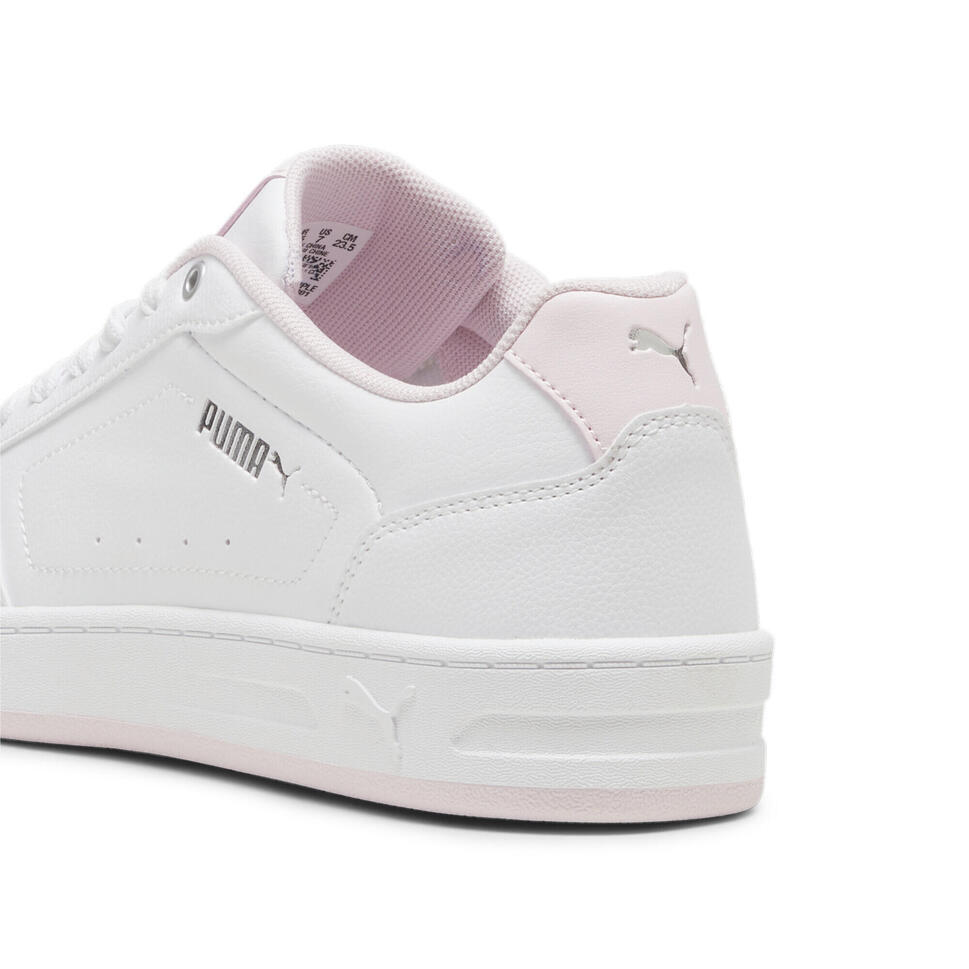 Sneakersy Court Classy PUMA White Whisp Of Pink Silver Gray