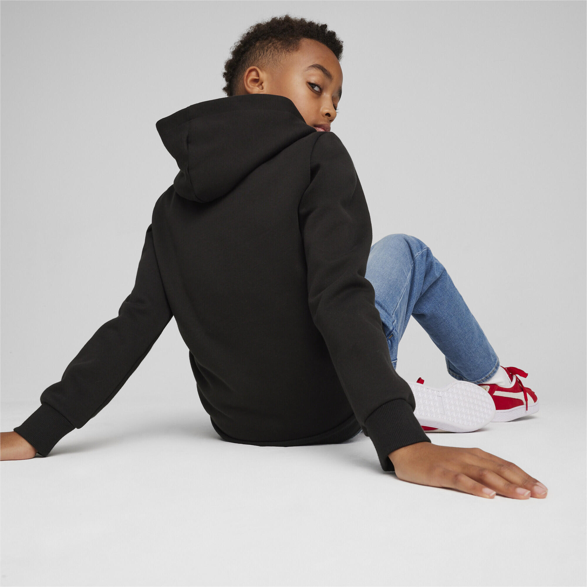 Hoodie bicolore à gros logo Essentials+  Enfant et Adolescent PUMA 3/6