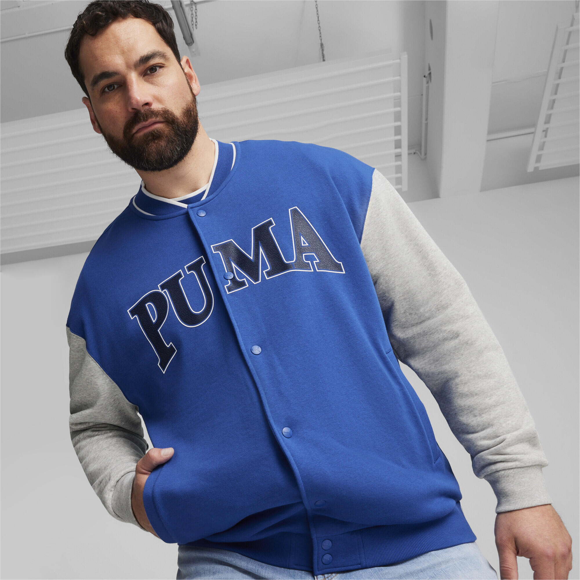 Chaqueta deportiva PUMA SQUAD Hombre PUMA Cobalt Glaze Blue 3/6