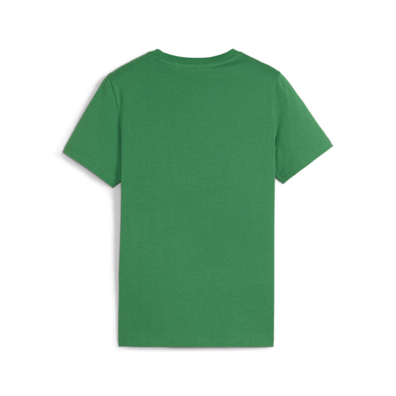 ESS+ MID 90's shirt met print voor jongeren PUMA Archive Green