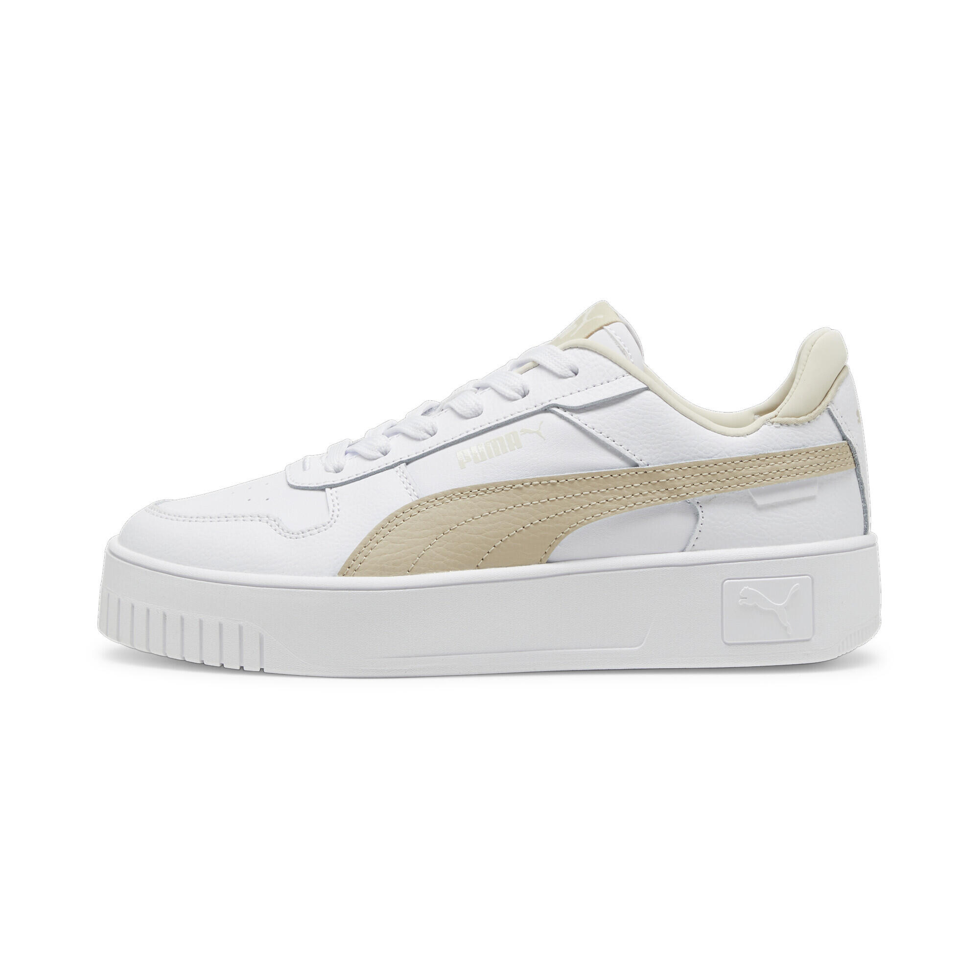 Sneakers Carina Street Femme PUMA White Putty Beige 5/7