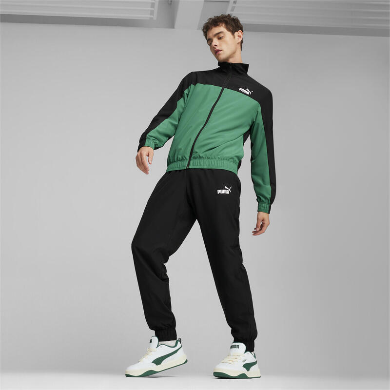 Tuta da ginnastica in tessuto da uomo PUMA Archive Green