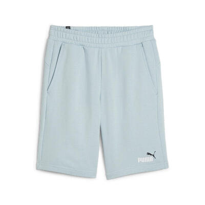 Essentials+ tweekleurige short voor heren puma turquoise surf blue