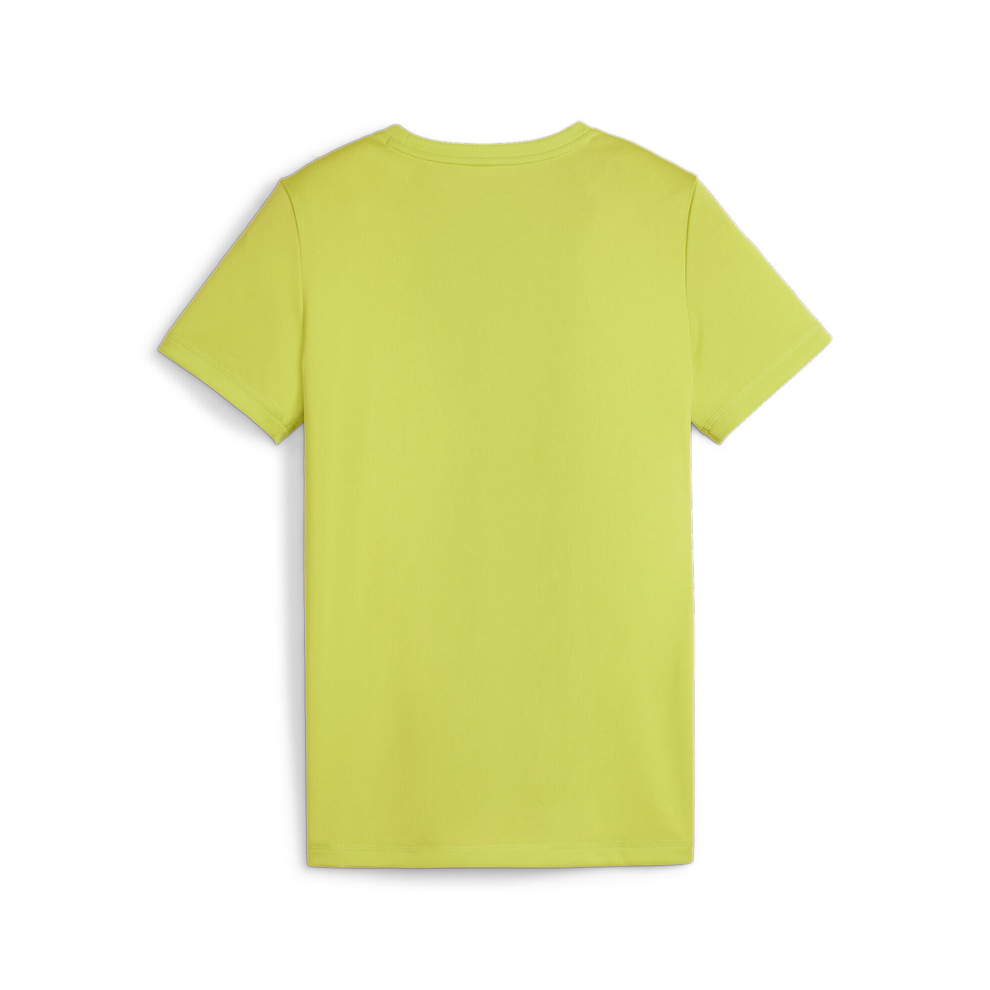 Active Small Logo T-Shirt Jungen PUMA Lime Pow Green 5/6