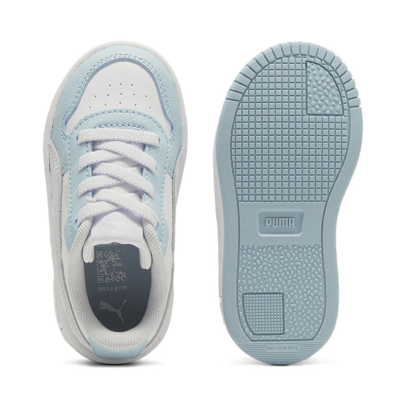 Pantofi pentru copii Carina Street PUMA White Silver Mist Gray