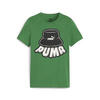 ESS+ MID 90's shirt met print voor jongeren PUMA Archive Green