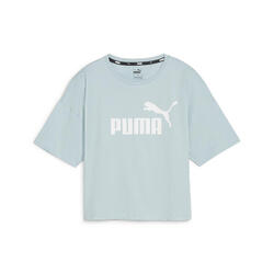 Crop top Essentials Femme PUMA Turquoise Surf Blue