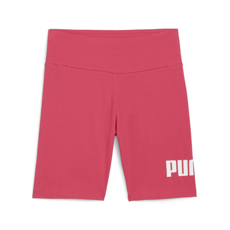 Essentials Logo Kurze Leggings Damen PUMA Garnet Rose Pink