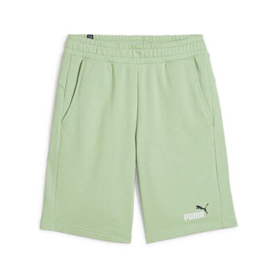 Essentials+ tweekleurige short voor heren puma pure green