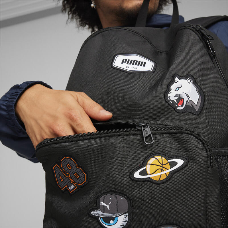 Rucas Puma Patch Backpack 22L, Fekete, Unisex