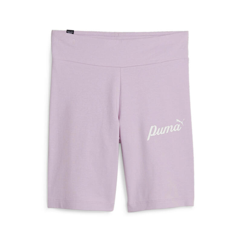 Leggings corti ESS+ Blossom da bambina PUMA Grape Mist Purple