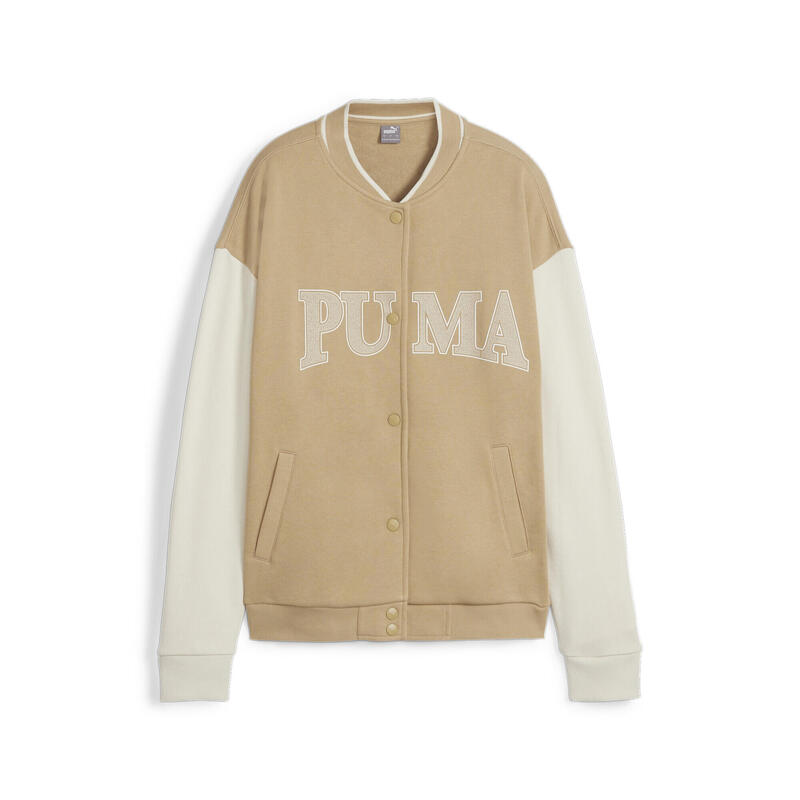 PUMA SQUAD trainingsjack voor dames PUMA Prairie Tan Beige